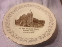 St. John the Apostle Church Collector Plate Kingston , Ontario