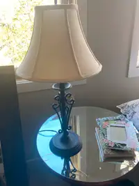 Iron table lamp