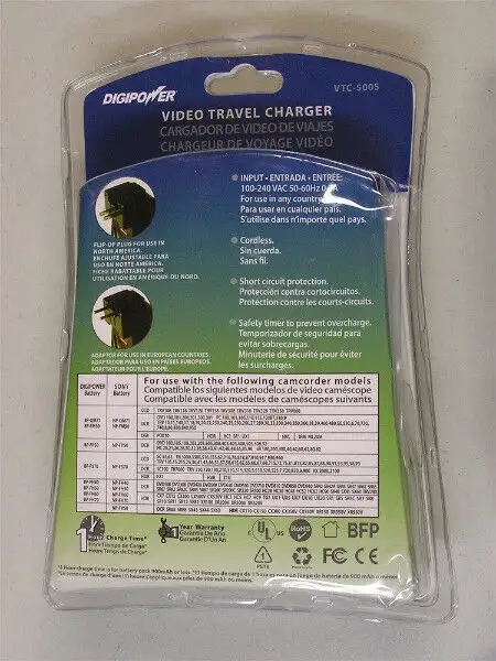 Digipower Chargers for Nikon, Sony, and Panasonic Cameras