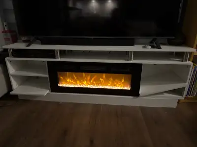 Electric Fireplace Entertainment Unit, View more