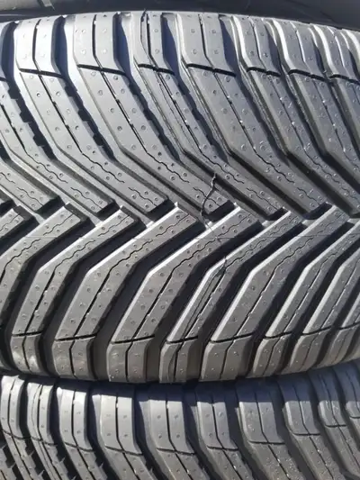 New Michelin CROSSCLIMATE2 - TOUR 205/55R16 91V SL $ 925 plus hst per set of 4 tires NEW rims additi...