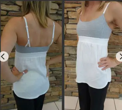 LULULEMON CHARCOAL GREY/WEE STRIPE BLISS TANK, View more