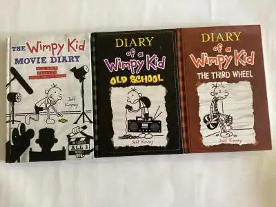 2+1 hardcover Diary of a Wimpy Kid books, View more