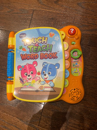 EUC Vtech Touch & Teach Word Book