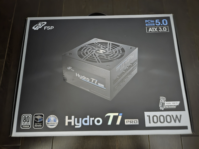 FSP Hydro Ti Pro 1000W power supply, View more