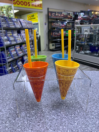 Andy Warhol Ice Cream Cones with spoons set