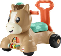 NEW Fisher-Price Walk Bounce & Ride Pony French Edition