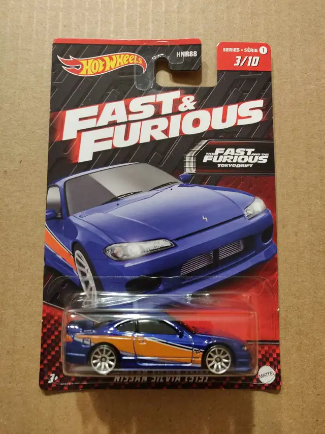 New Hot Wheels Fast & Furious Nissan Silvia S15 1:64 diecast car in Toys & Games in City of Toronto - Image 2