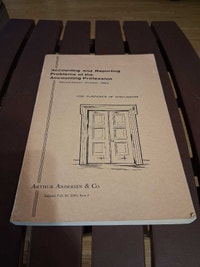 Arthur Andersen Accounting Booklet Cornwall Ontario Preview