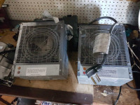  two 240v 4800w  space heaters mint condition 