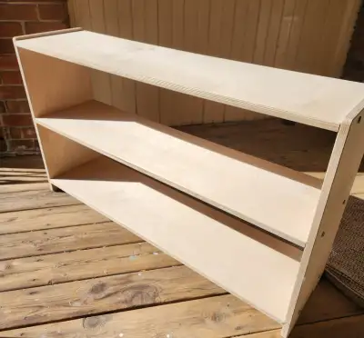 Big Plywood Bookshelf 45 x 11.5 x 26 - Montessori, View more