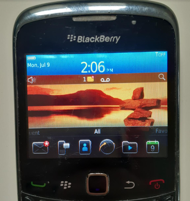 Blackberry Curve 9300 Black - works in Cell Phones in Markham / York Region - Image 3