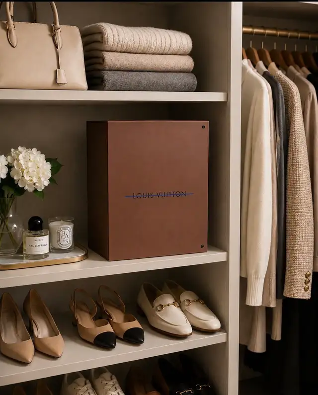 authentic Louis Vuitton storage box