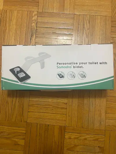 Selling a brand new, never used SAMODRA Button Bidet toilet attachment. It is completely new and com...