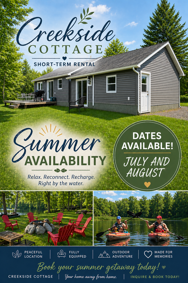STR- Adorable Creekside Cottage w/access to Lake Nipissing in Ontario in Canada - Image 11