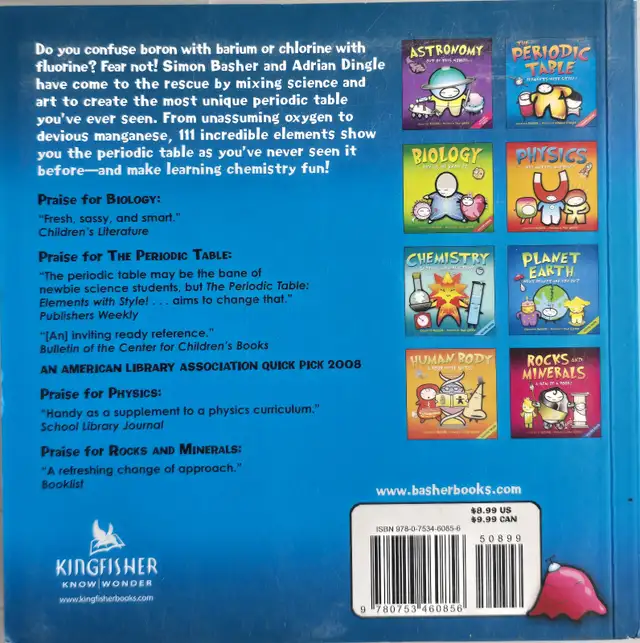 The Periodic Table: Elements with Style! Book (part of the Bashe ...