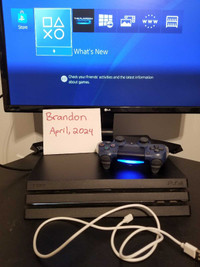 PS4 Pro 1TB w/ Controller, Cables. Games extra.