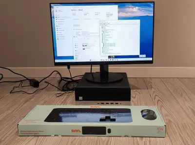 Nice complete computer, 24" monitor & new wireless keyboard and, View more