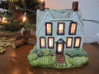 Vintage Light-Up Miniature House