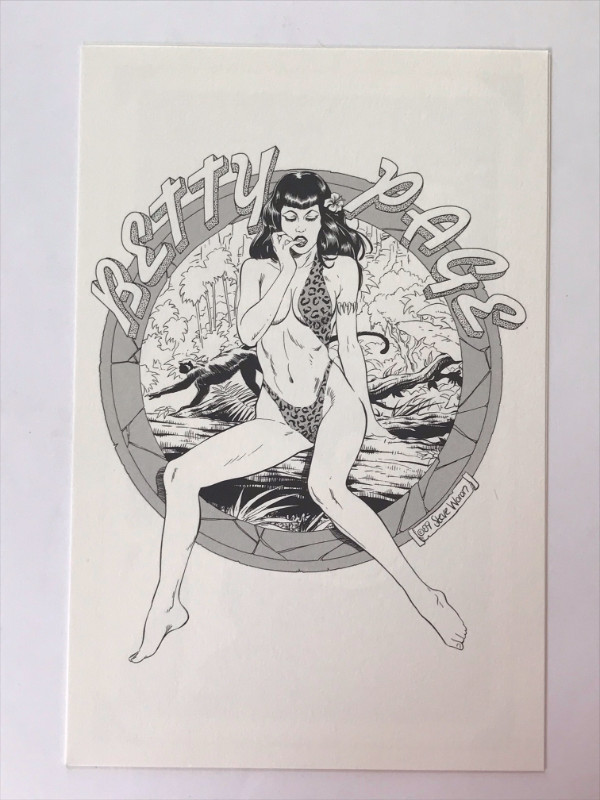 Betty Page Portfolio by Steve Woron Signed in Arts & Collectibles in Bedford - Image 2