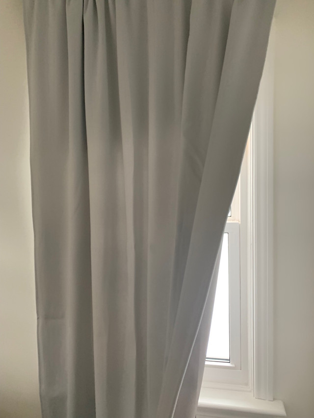 Grey curtains  in Window Treatments in Barrie - Image 3