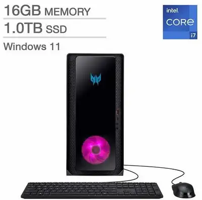 Acer Predator Orion 3000 i7-13700F 1TB SSD 16GB RAM RTX4060 8GB, View more
