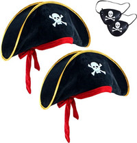 Halloween - Pirate Hats & Eye Patches - FREE with $100 purchase