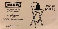 Deux chaises haut de IKEA