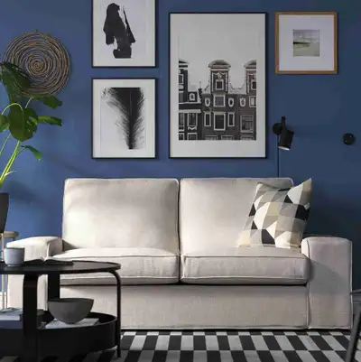 IKEA KIVIK Loveseat – Light Beige – Like New (7 Months), View more