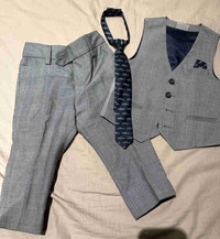 Little boys 3 piece suit - size 1.5-2 yrs