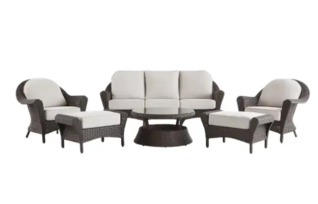New In The Box CANVAS Summerhill Outdoor Patio Conversation set in Patio & Garden Furniture in Mississauga / Peel Region - Image 2