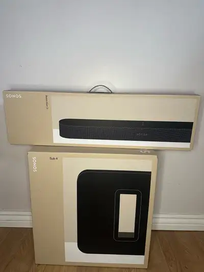 Sonos Beam (Gen 2) + Sonos Sub 4 , View more