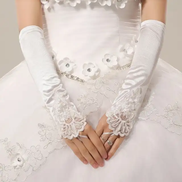 Long Short White Ivory Blush etc. Bridal Prom Wedding Gloves New in Wedding in Oshawa / Durham Region - Image 6