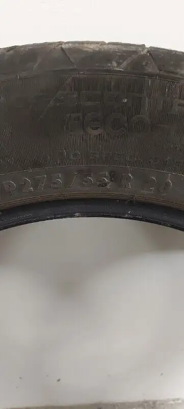 4 used tires for sale , no leaks , all season tires , P275 / 55 / R20 $250.00