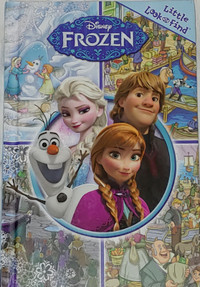 Disney's Frozen Little Look and Find Hard Cover Book