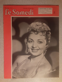 JOURNAL VINTAGE LE SAMEDI JUIN 1958