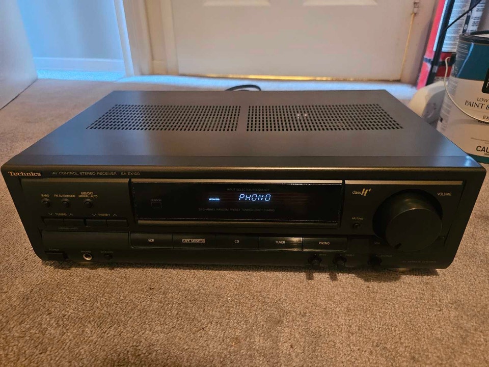 Technics SA-EX100 AV Control Stereo Receiver | Stereo Systems & Home ...