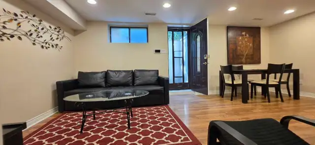 Furnished 1 Bdrm bsmt apt, by Finch subway. Private entrance in Long Term Rentals in City of Toronto - Image 3