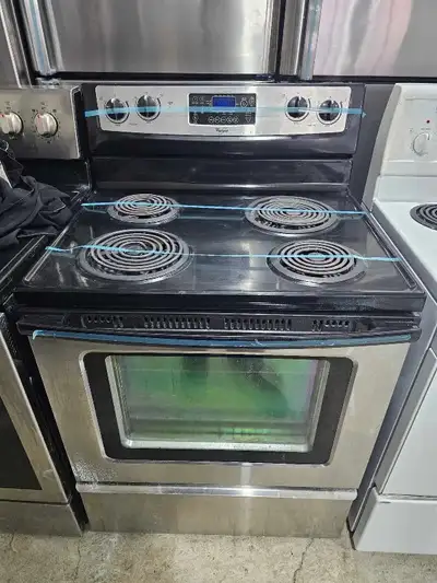 OAKVILLE! - Whirlpool 30" Stainless Steel Electric Coil Top Stov, View more