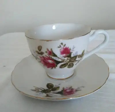 Vintage Tea Cup and Saucer made in Japan, View more