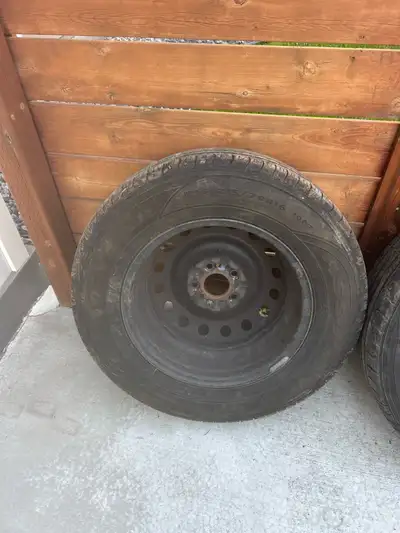 Set of 4 215/70 R16 for $250. Tires are low threads.