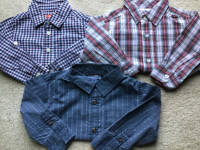 2T- 3 pieces - Dress Shirts / long sleeves …$4
