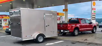 Weberlane 10x6 Cargo Trailer with 2 feet V-Nose I paid $10.000 asking $ 7.000 New barely used traile...