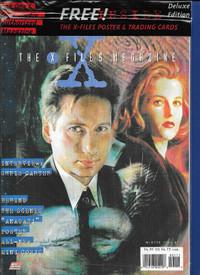 X-Files Magazine #1 (1996) Deluxe Bagged Edition Poster-Cards NM