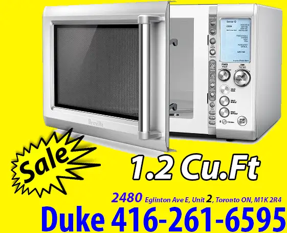 Breville Countertop Microwave 1.2 Cu.Ft. BMO850BSS1BCA1 in Microwaves & Cookers in Mississauga / Peel Region - Image 2