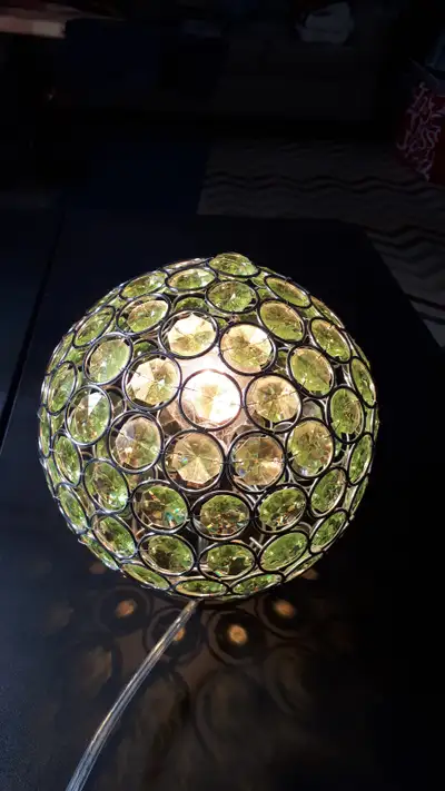 Crystal Ball Table Lamp - Green, View more