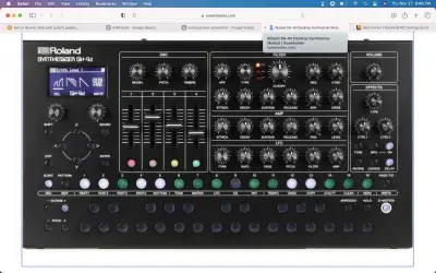 Compact desktop synthesizer with 11 OSC Models, professional sound design tools, hands-on workflow,...