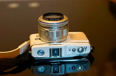 12.3-megapixel interchangeable lens digital camera; Micro Four Thirds format In-body Image Stabiliza...