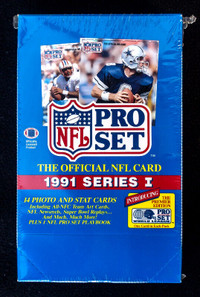 1991 NFL Pro Set Series 1 Football Card Box - Factory Sealed