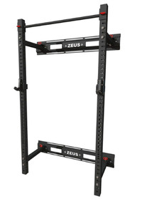 Folding squat rack